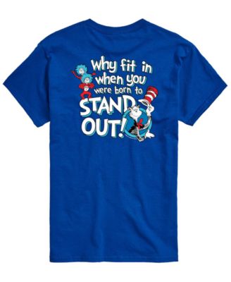 Men's Dr. Seuss Cat In The Hat Stand Out&nbsp;Short-Sleeve Graphic T-Shirt