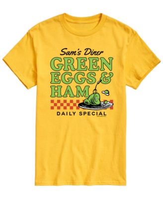 Men's Dr. Seuss Green Eggs Ham Diner Short-Sleeve Graphic T-Shirt