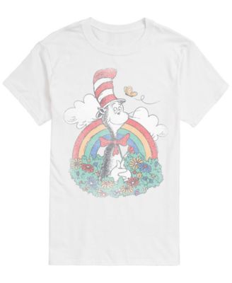 Men's Dr. Seuss Cat In The Hat Spring Vintage Faded&nbsp;Short-Sleeve Graphic T-Shirt