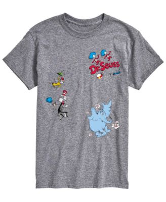 Men's Dr. Seuss Cat In The Hat & Sam I Am & Horton&nbsp;Short-Sleeve Graphic T-Shirt