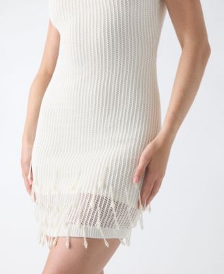 silk lingerie dress Short silk slip dress - Natural and Natural Sonia lace main image 0