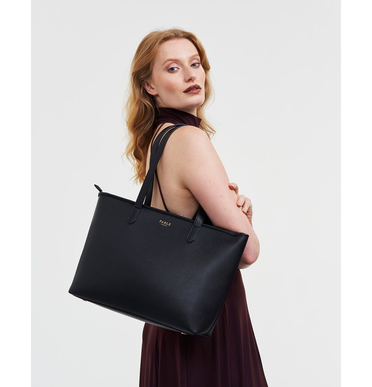 Женская сумка Fable England Laura Celestial Grab Tote, цвет: Чёрный — фото 2