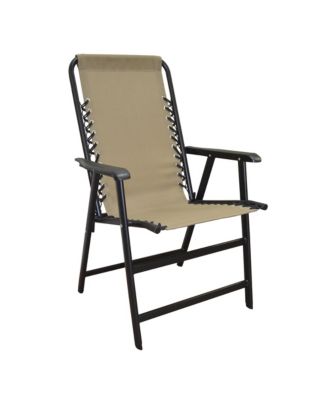 Infinity Suspension Portable Folding Sports Chair, Regular, Beige