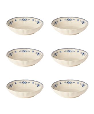Vila Floral Pattern Pasta Bowls, Set of 6