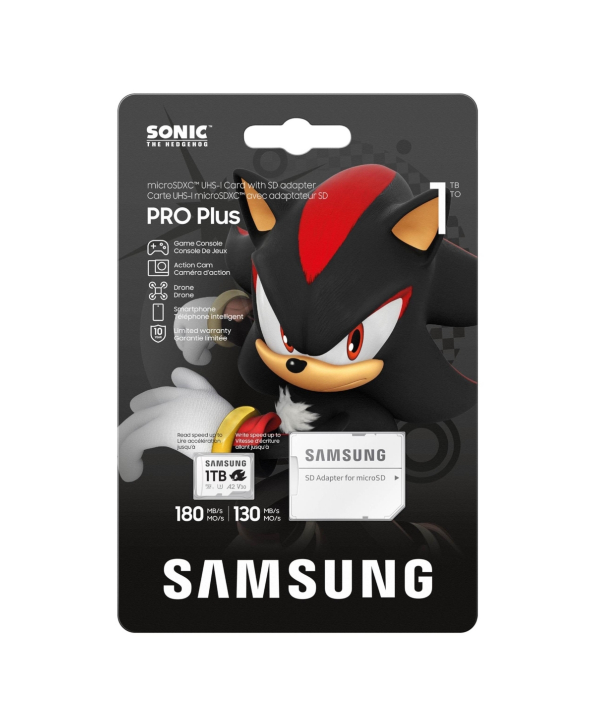 Samsung Pro Plus Sonic The Hedgehog + Adapter