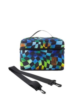 Little Boy Checkered Adventure Functional Lunch Box