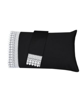 Embellished 4-Inch Lace Trim Pillowcases (Pair)
