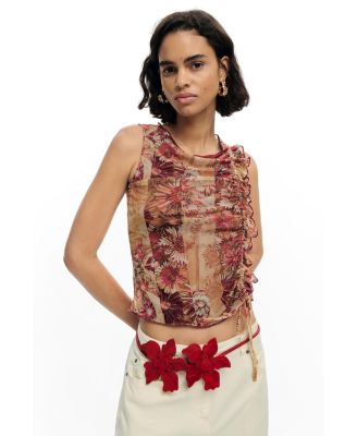 Women's Printed sleeveless t-shirt