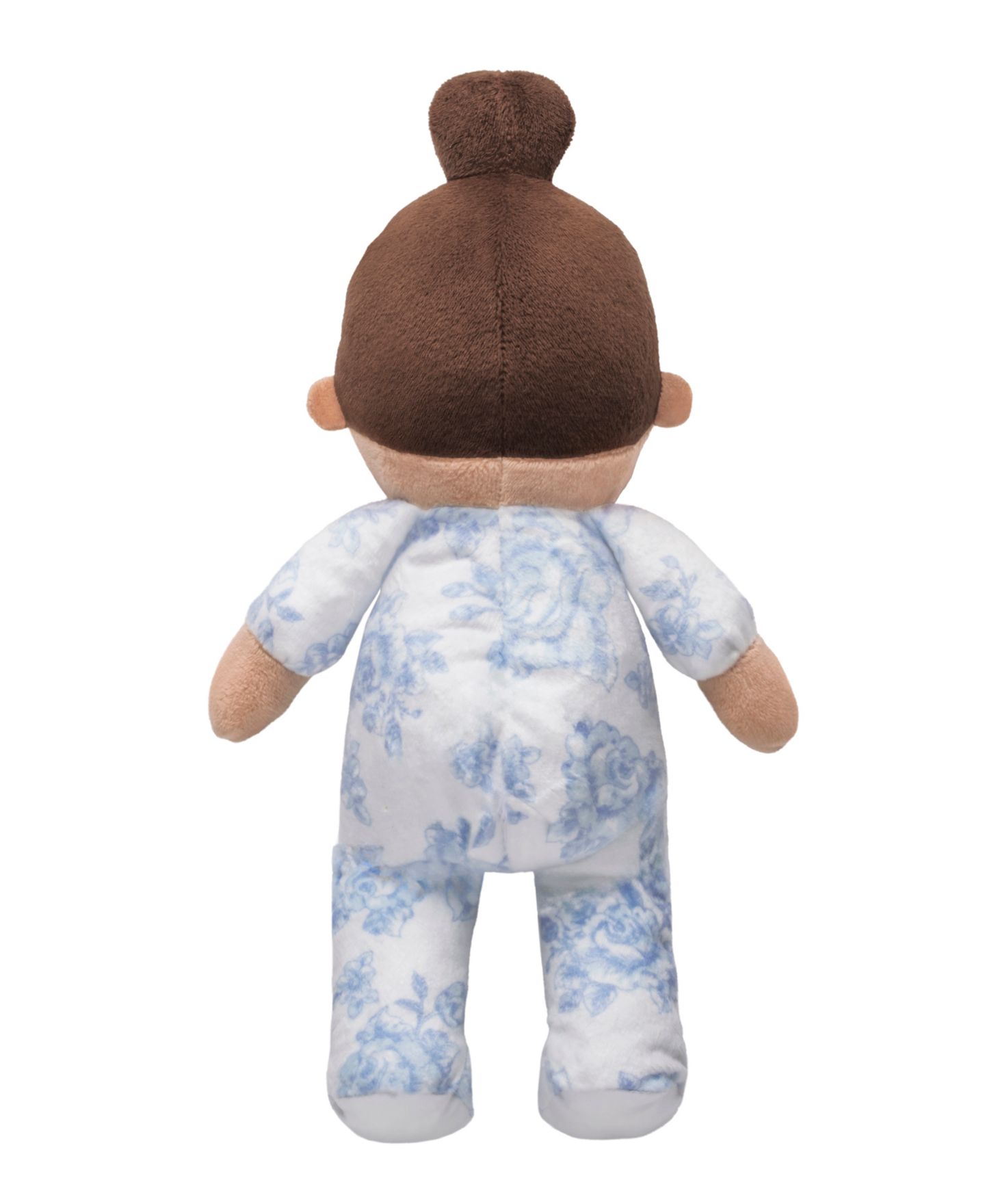 Детская кукла Little Me Baby Girls' Blue Roses 11" Rosie Plush Doll, цвет: Синий — фото 2