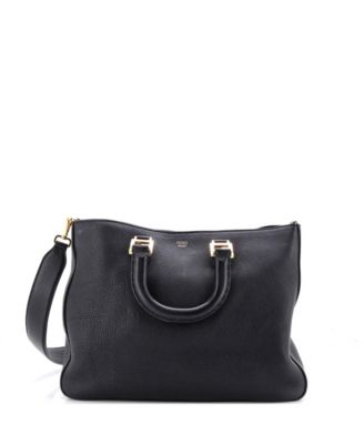 Medium Selleria FF Handle Tote Leather