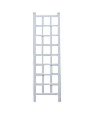 Dura-Trel Providence 22 x 75 Inch PVC Vinyl Outdoor Garden Patio Trellis, White