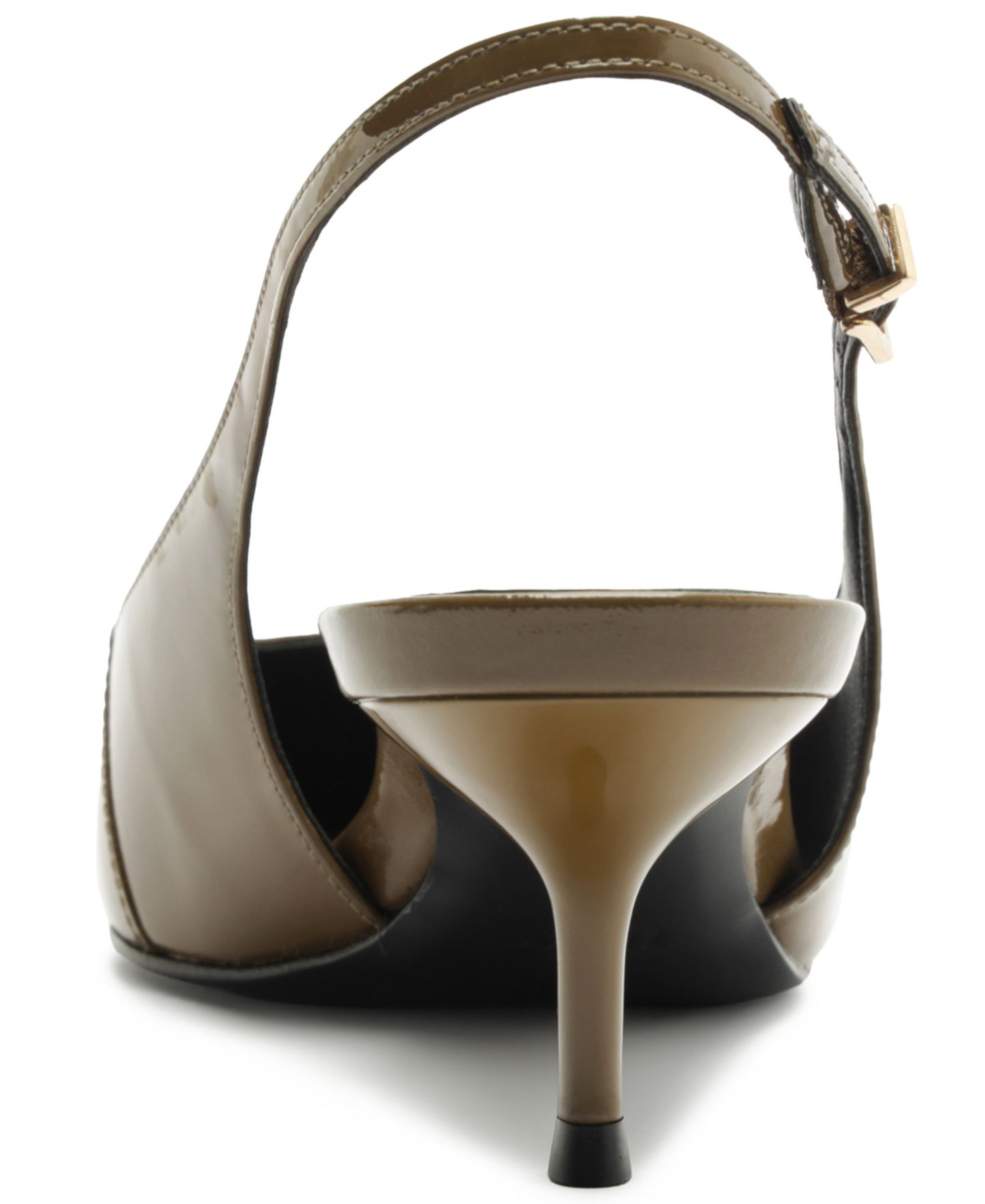 Женские туфли Schutz Paola Mid Slingback, цвет: Оливковый — фото 3