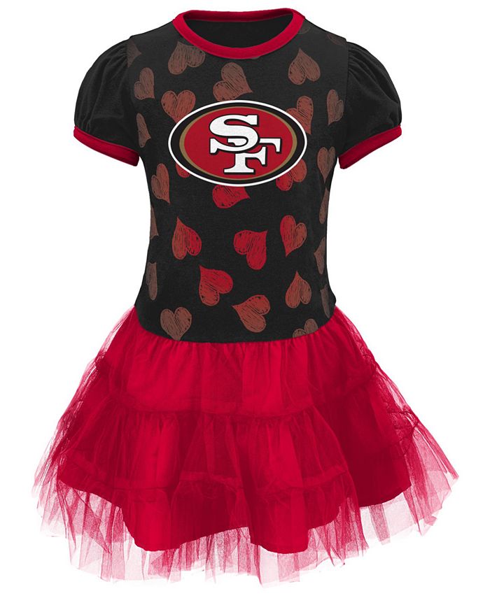 Outerstuff Toddler Girls' San Francisco 49ers Love to Dance Tutu