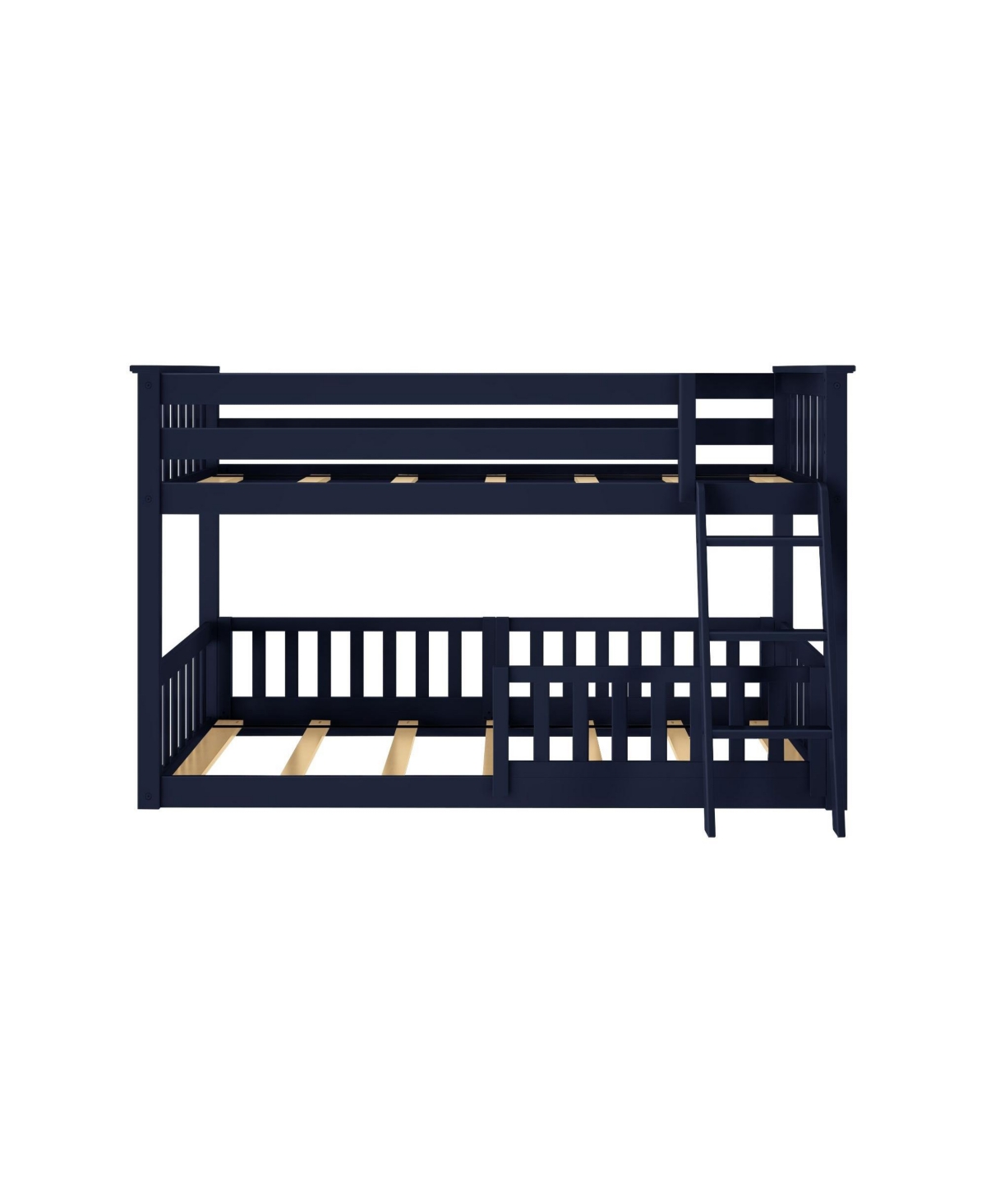 Max & Lily Twin over Low Bunk with Single Guard Rail
