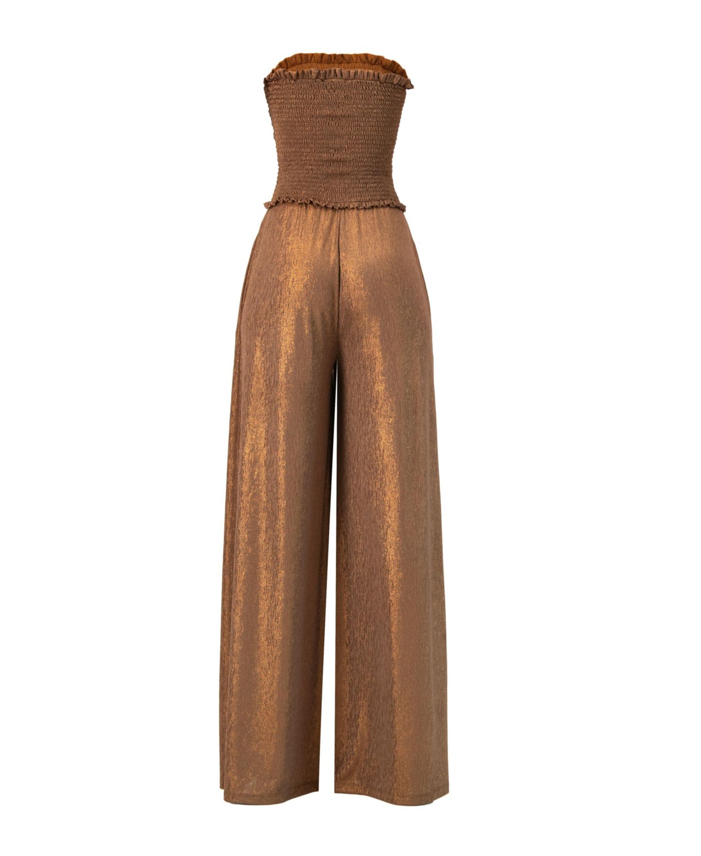 Женский комбинезон Ivonne Strapless Wide Leg Jumpsuit — фото 5