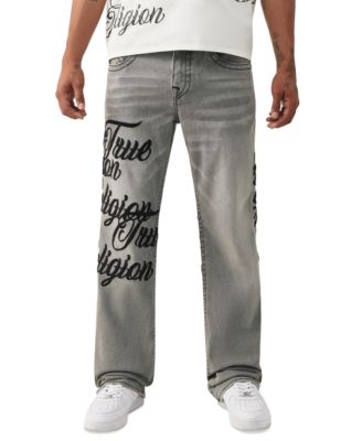 Men's Billy Bootcut Embroidered Leg Flap Jeans