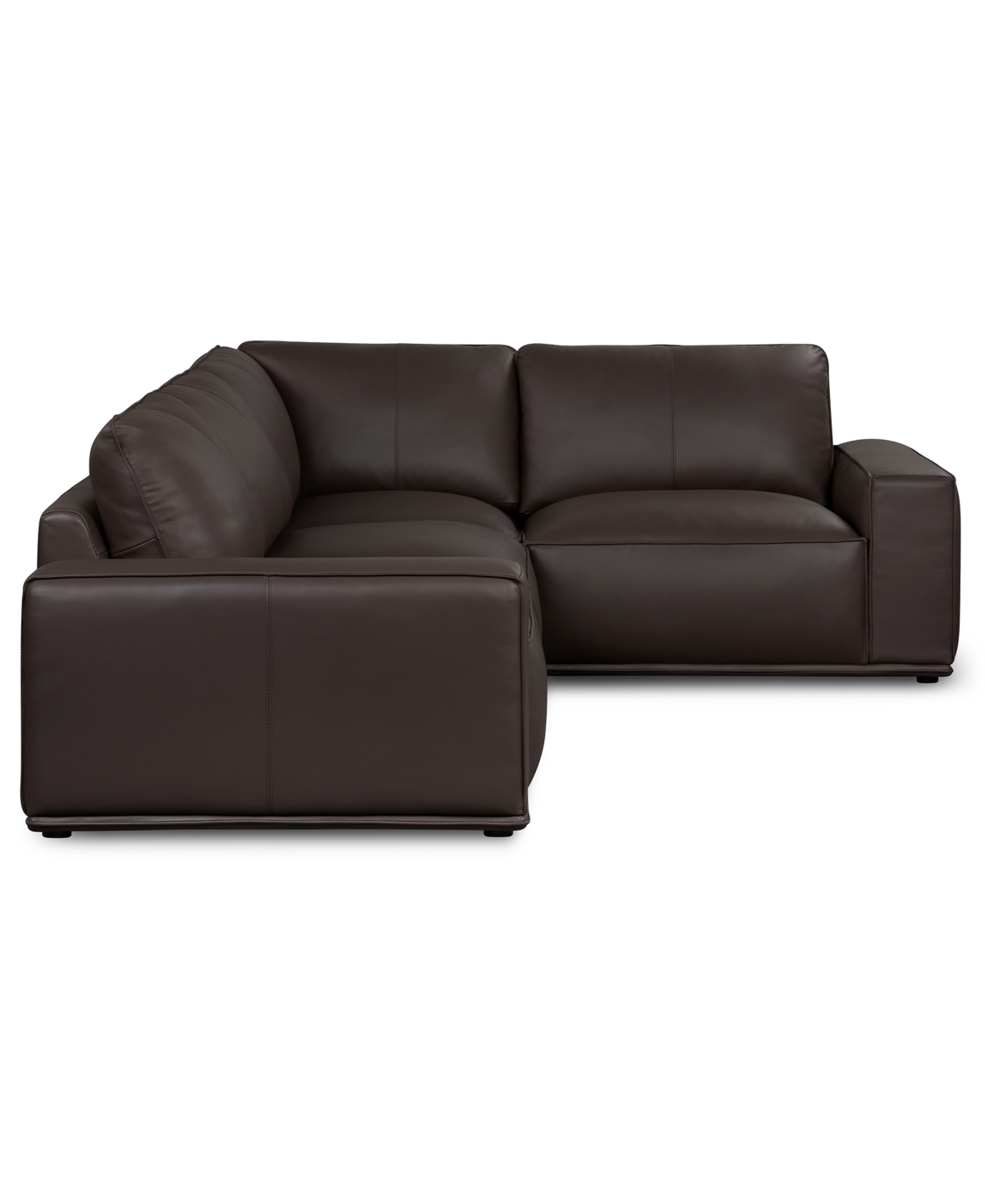 Paitlyn 4-Piece Leather Sectional
