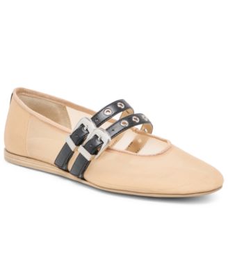 Women's Baylee Grommet Double Strap Mary Jane Flats