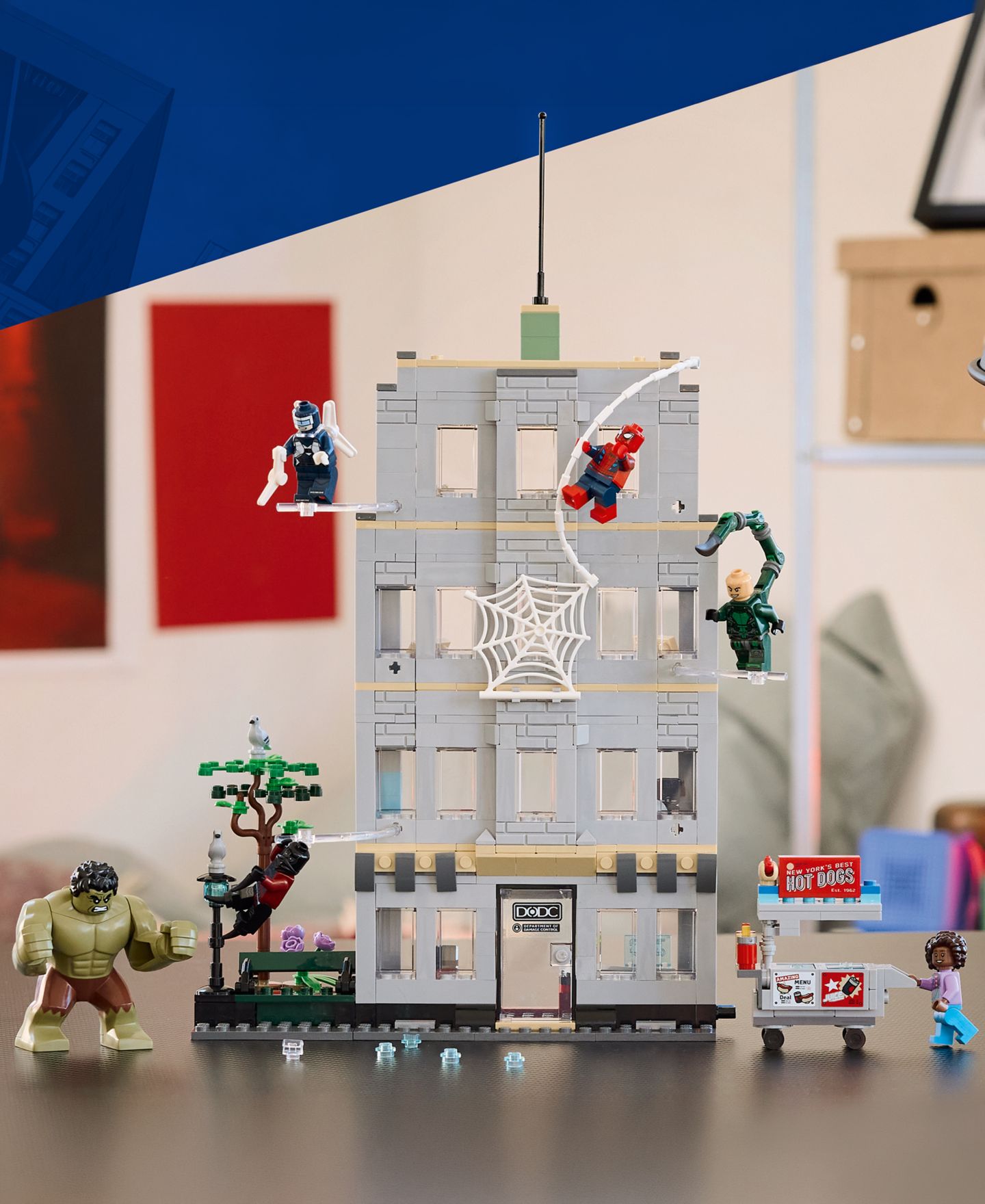 Детский конструктор LEGO® Marvel Spider-Man vs. Hulk Epic Clash 76350 534-Piece Building Set, Ages 8+ — фото 6