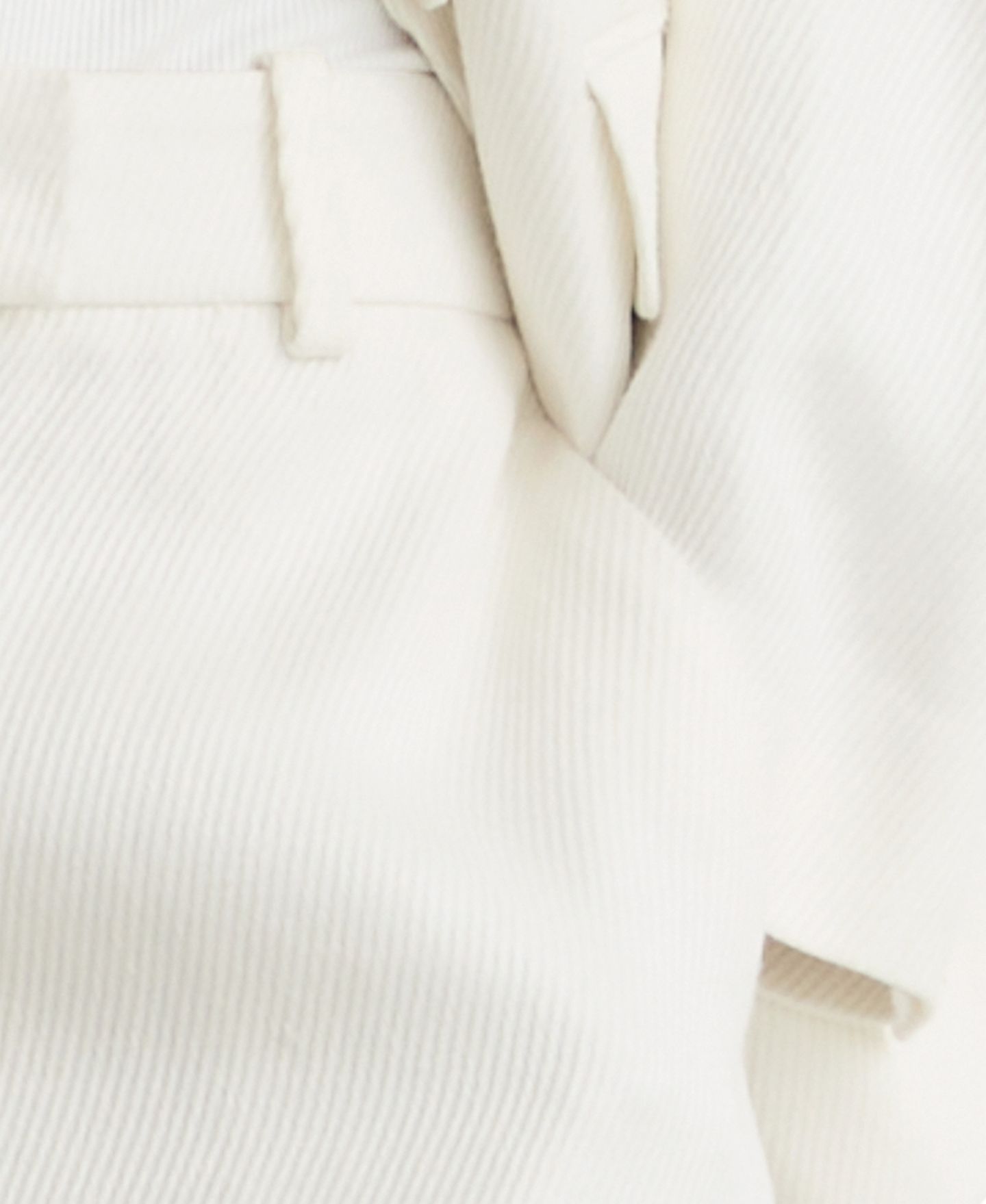 Женские шорты REISS Linen-Blend Tailored, цвет: Белый — фото 4