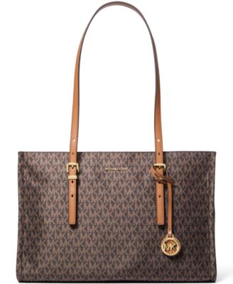 Medium East West Zip-Top Tote Handbag