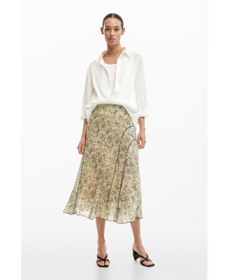 Women's Wild midi skirt