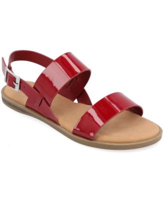 Women's Lavine Medium and Wide Width Multi Strap Flat Sandals