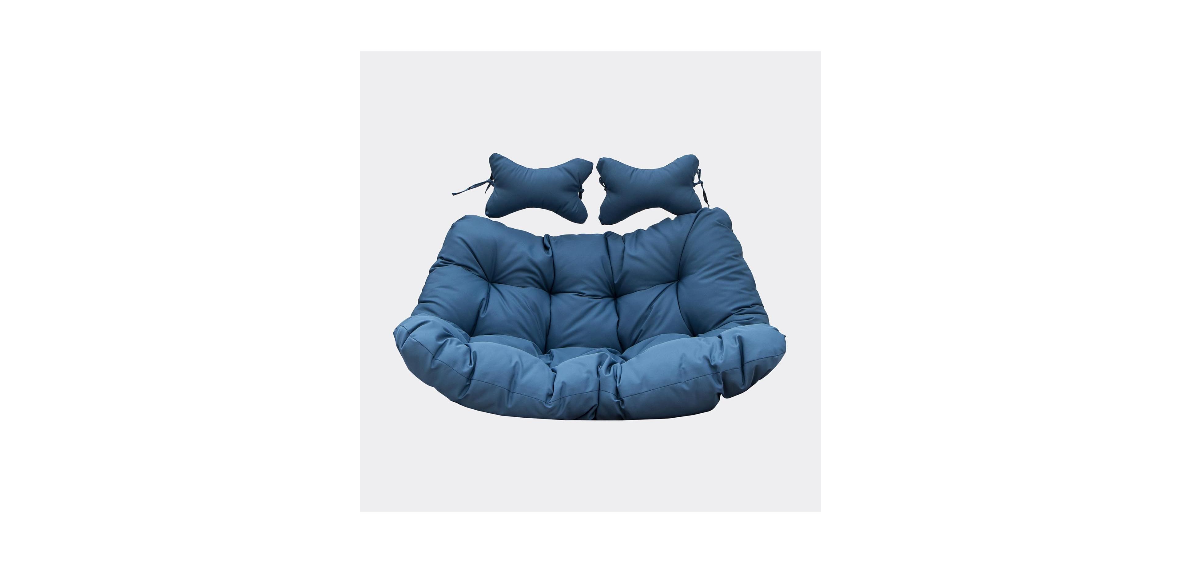 LeisureMod 2-Person Polyester Cushions for Swing Chairs and Hammocks