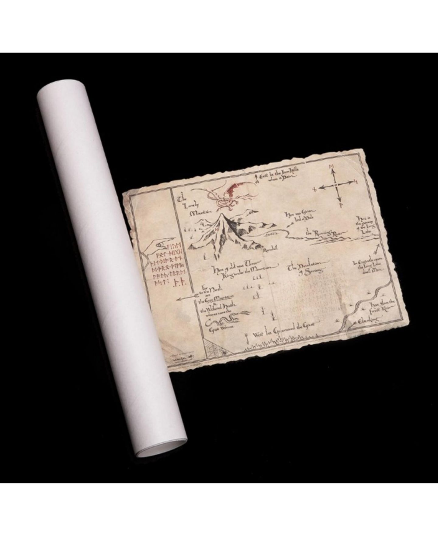 Детские фигурки WETA Workshop Prop Replica - The Hobbit Trilogy - Thorin's Map Parchment Art Print — фото 3