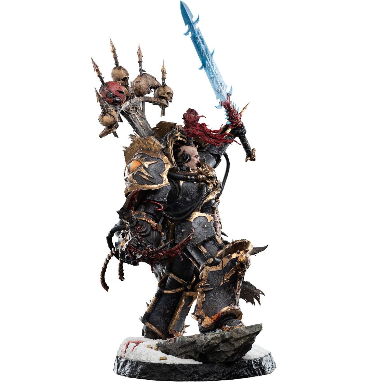 Детские фигурки WETA Workshop Warhammer 40K Limited Edition Polystone Abaddon the Despoiler Statue — фото 3