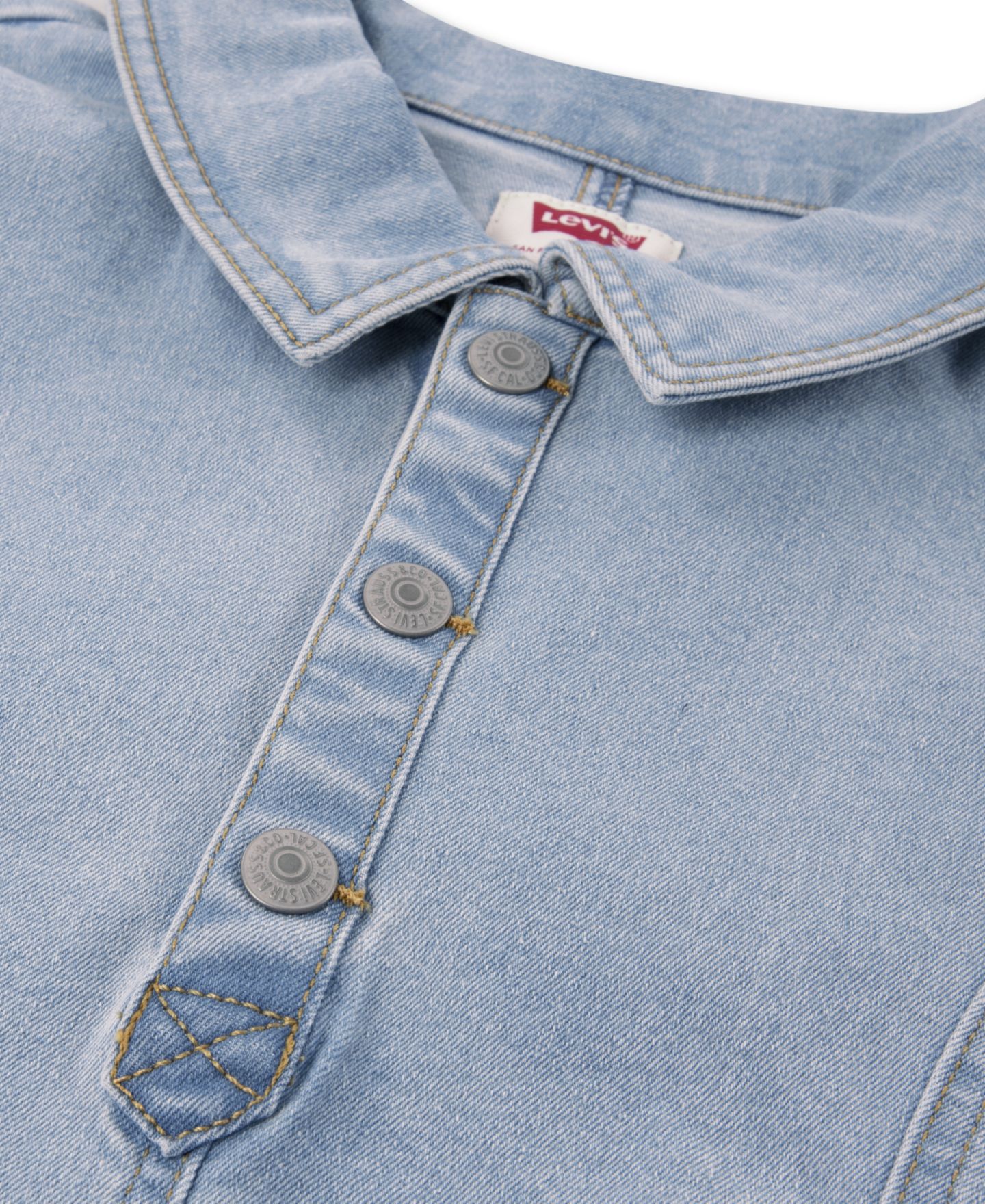 Платье Levi's Short-Sleeve для девочек, цвет: Marin Babe — фото 3