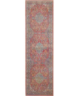 Ankara Global ANR01 Multi 2' x 6' Runner Rug