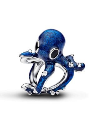 Blue Octopus Charm