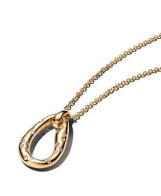 Stone-Set Pendant Necklace