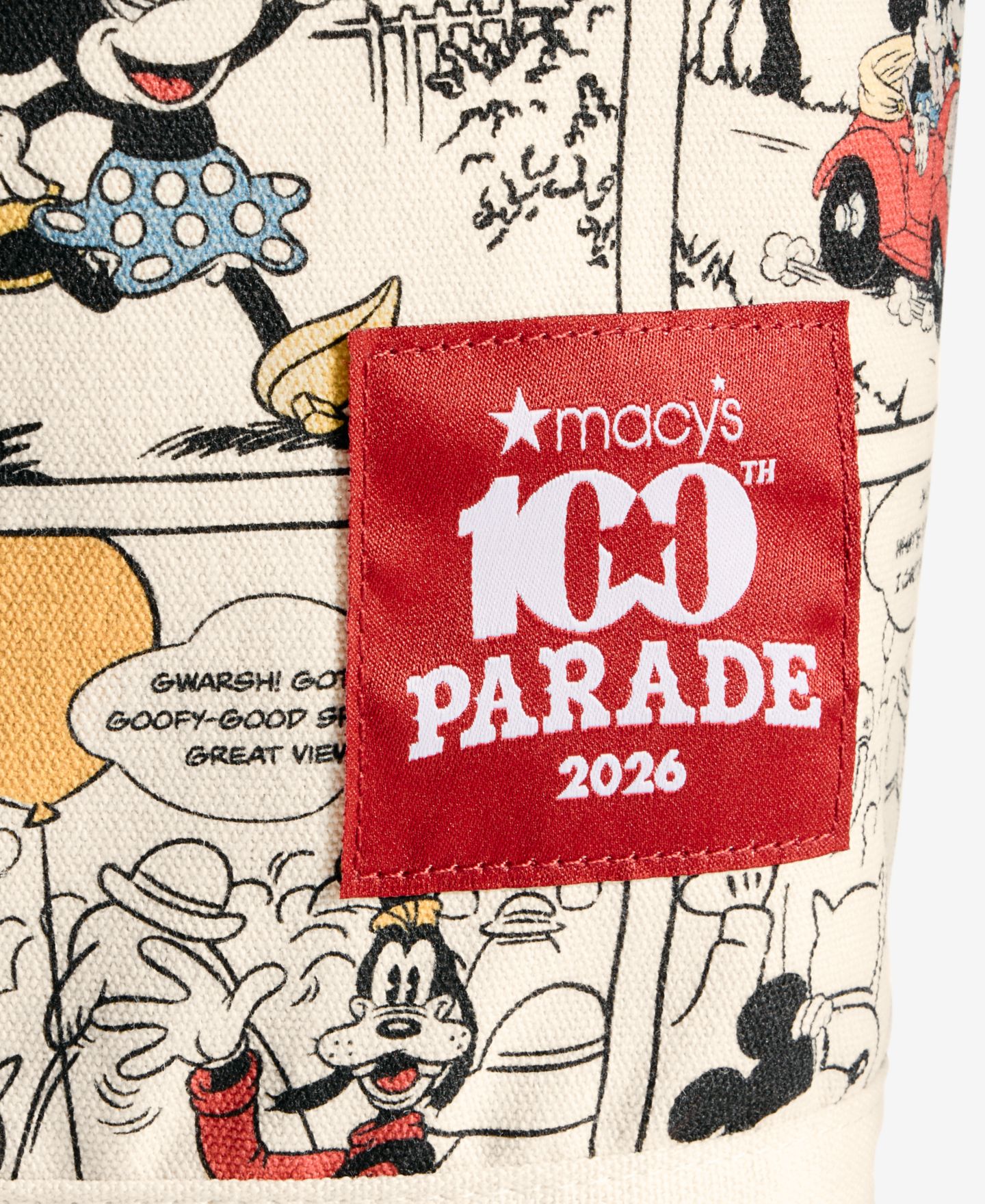 Женская сумка Disney | Macy's Mickey & Friends Thanksgiving Day Parade Comic Strip — фото 6