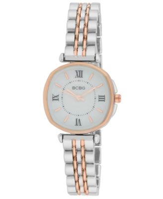 Bcbg Women's Quartz Round Rose Gold Stainless Steel Watch 28mm - Two Tone
