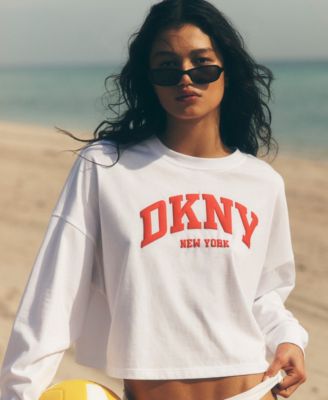 Women's Varsity Logo Dropped Shoulder T-Shirt