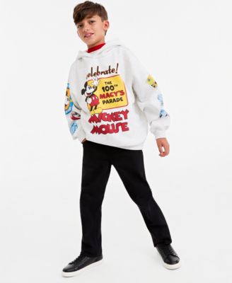 Big Kids' XS-XL Celebrate The 100th Macy's Parade Mickey & Friends Graphic Hoodie