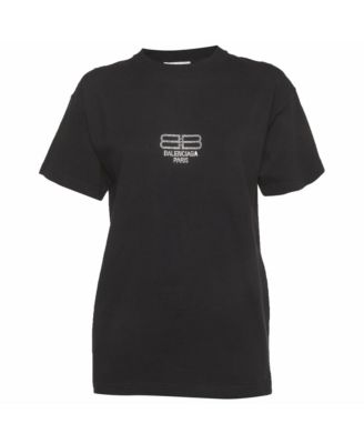 Women's Unisex Bb Rhinestone Jersey T-Shirt