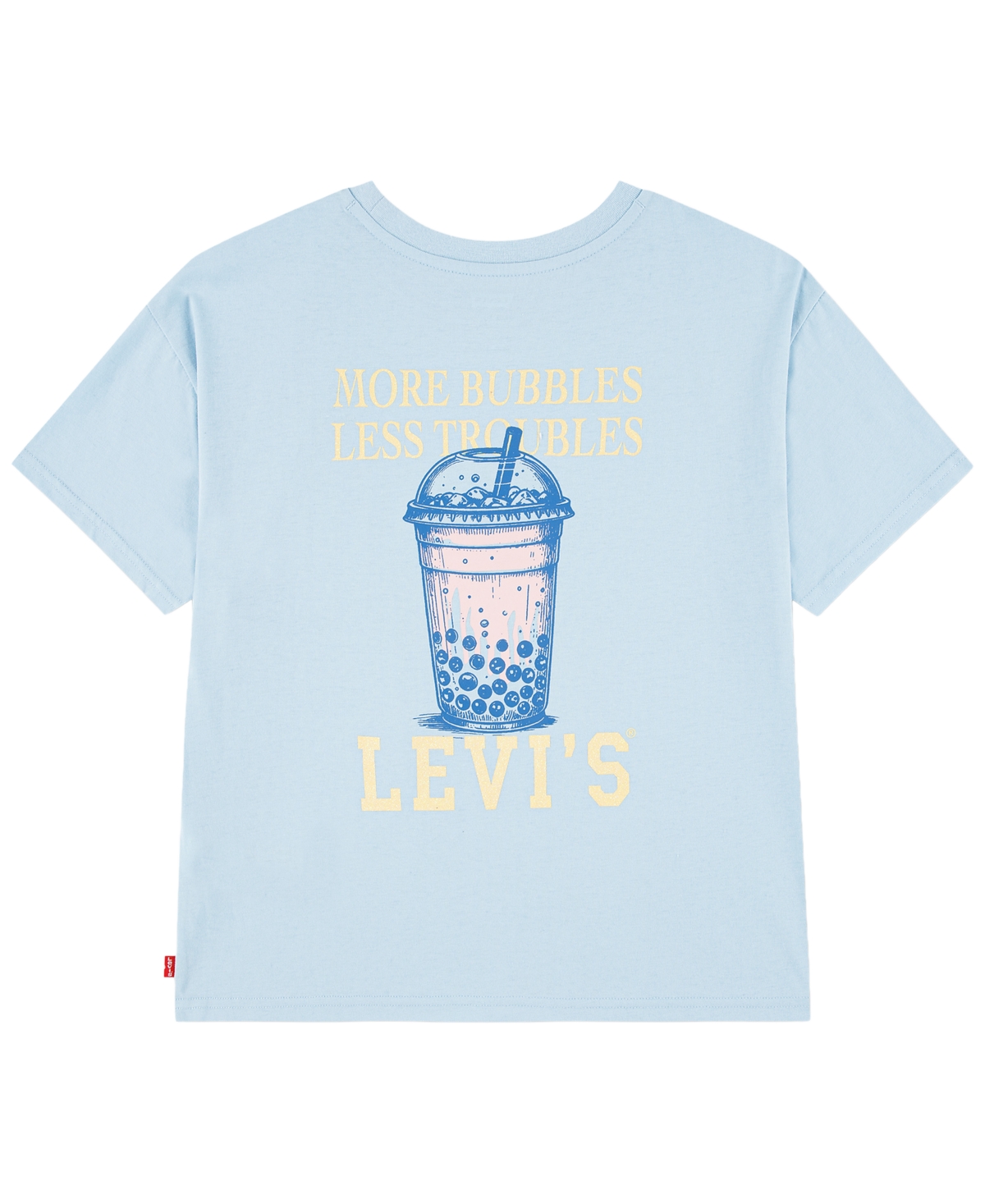 Levi's Girls' 7-16 Boba Oversized Crewneck T-Shirt