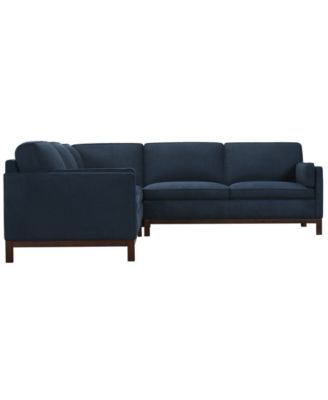 Virton 3-Piece Fabric L-Shape Sectional Sofa