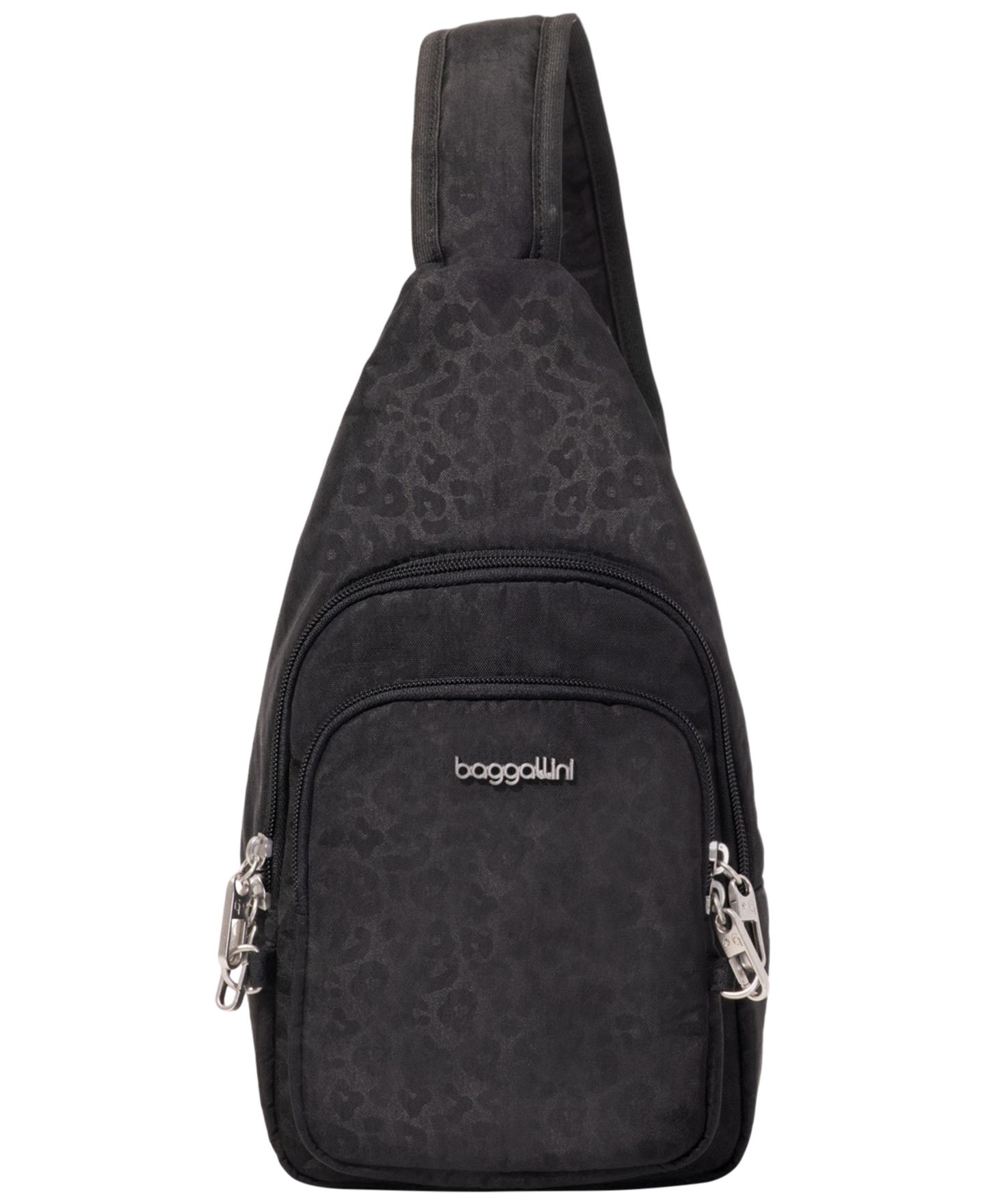 Женская сумка Baggallini Classic Anti-Theft Daytripper Mini Sling Handbag, цвет: Чёрный — фото 1