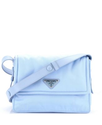 Small Padded Flap Shoulder Bag Re-Nylon
