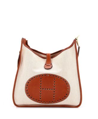 PM Evelyne Bag Gen I Toile and Leather
