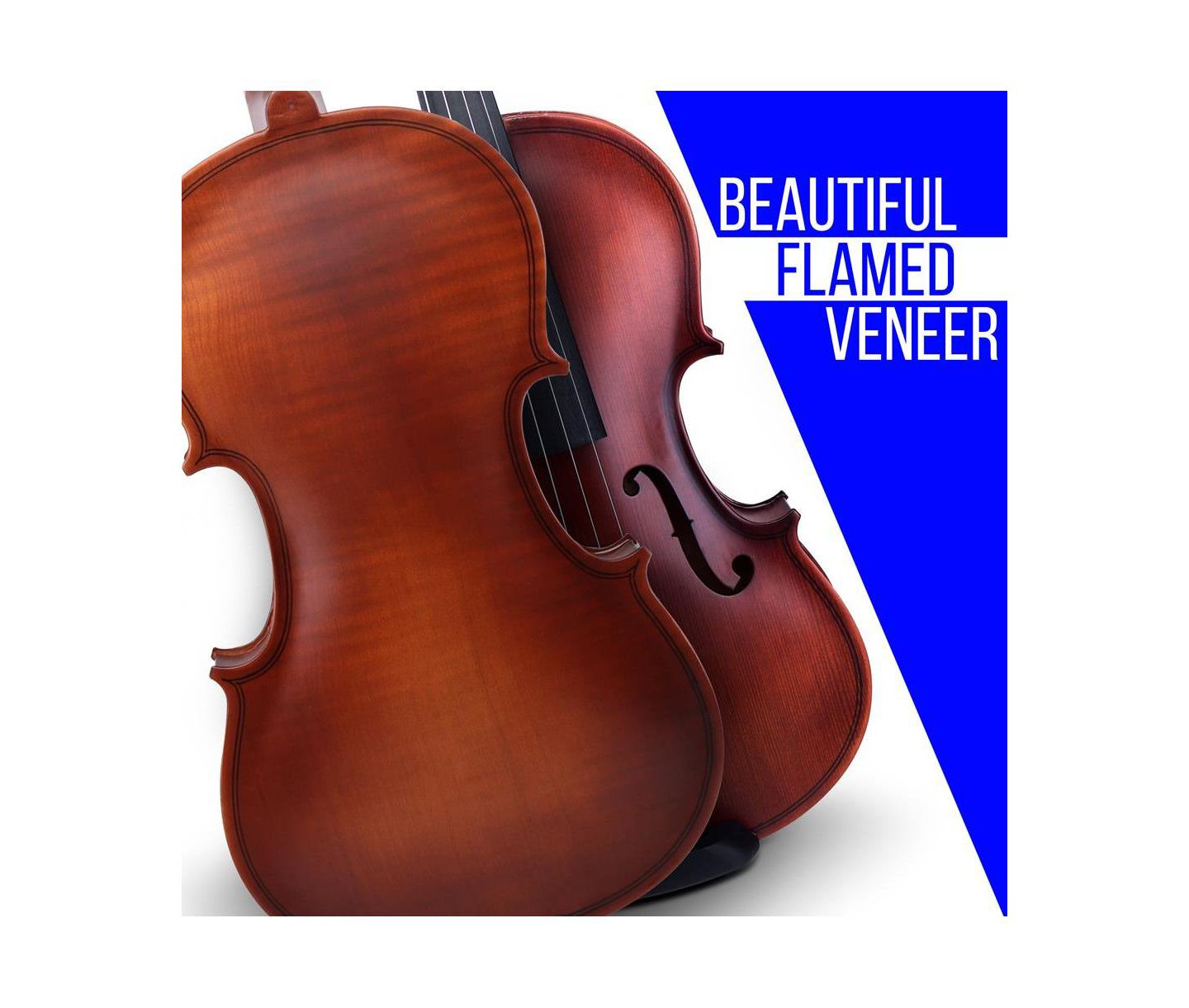 Детские игрушки Pyle 4/4 Student Violin with Digital Tuner Kit, Ages 8+ — фото 2
