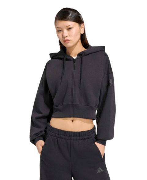 Женские куртки adidas Essentials Contemporary Fleece Full-Zip Hooded Jacket
