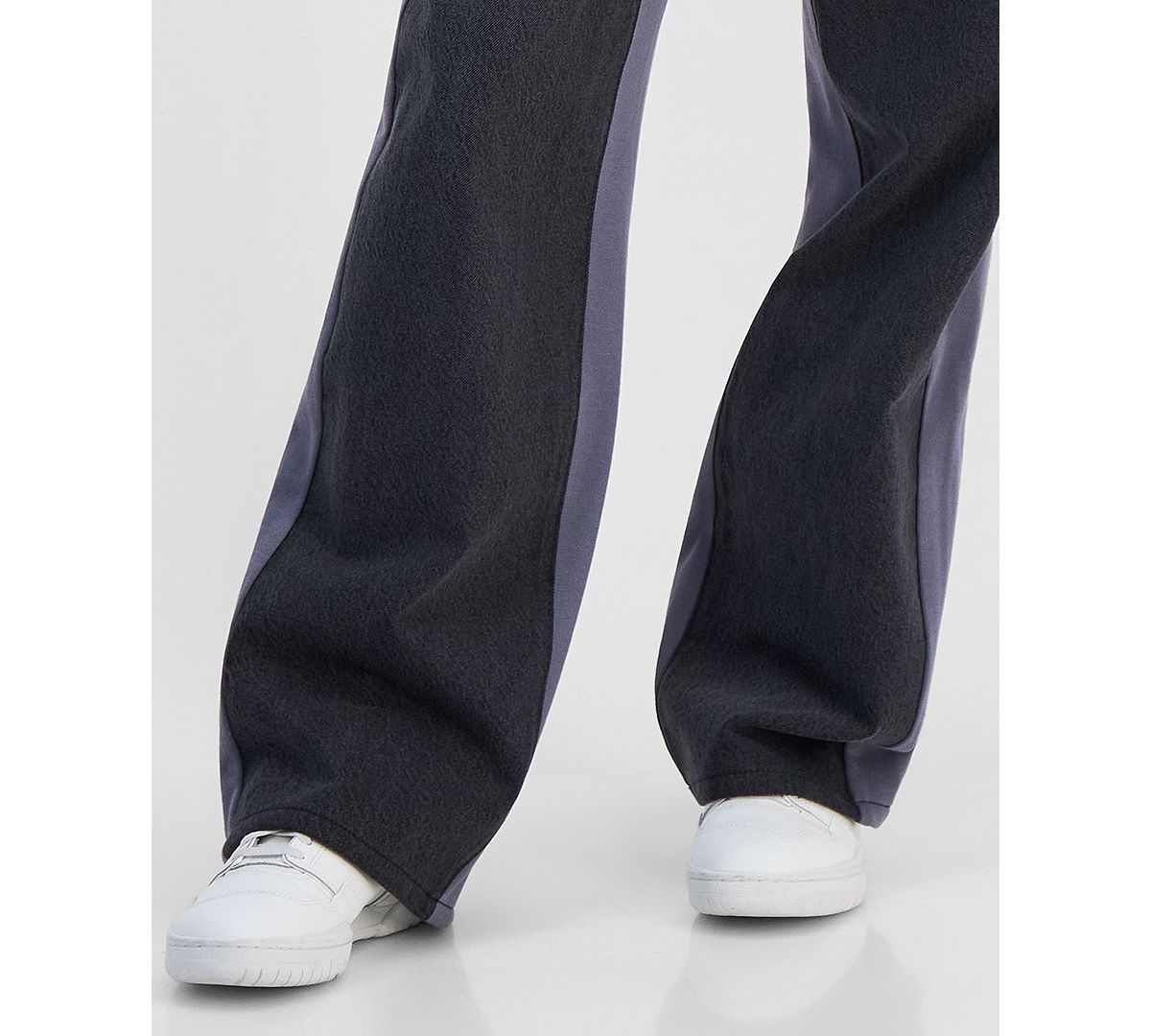 FVR DRM Juniors' Hybrid Denim Wide Leg Sweatpants view 6 — MAYCSS fashion products