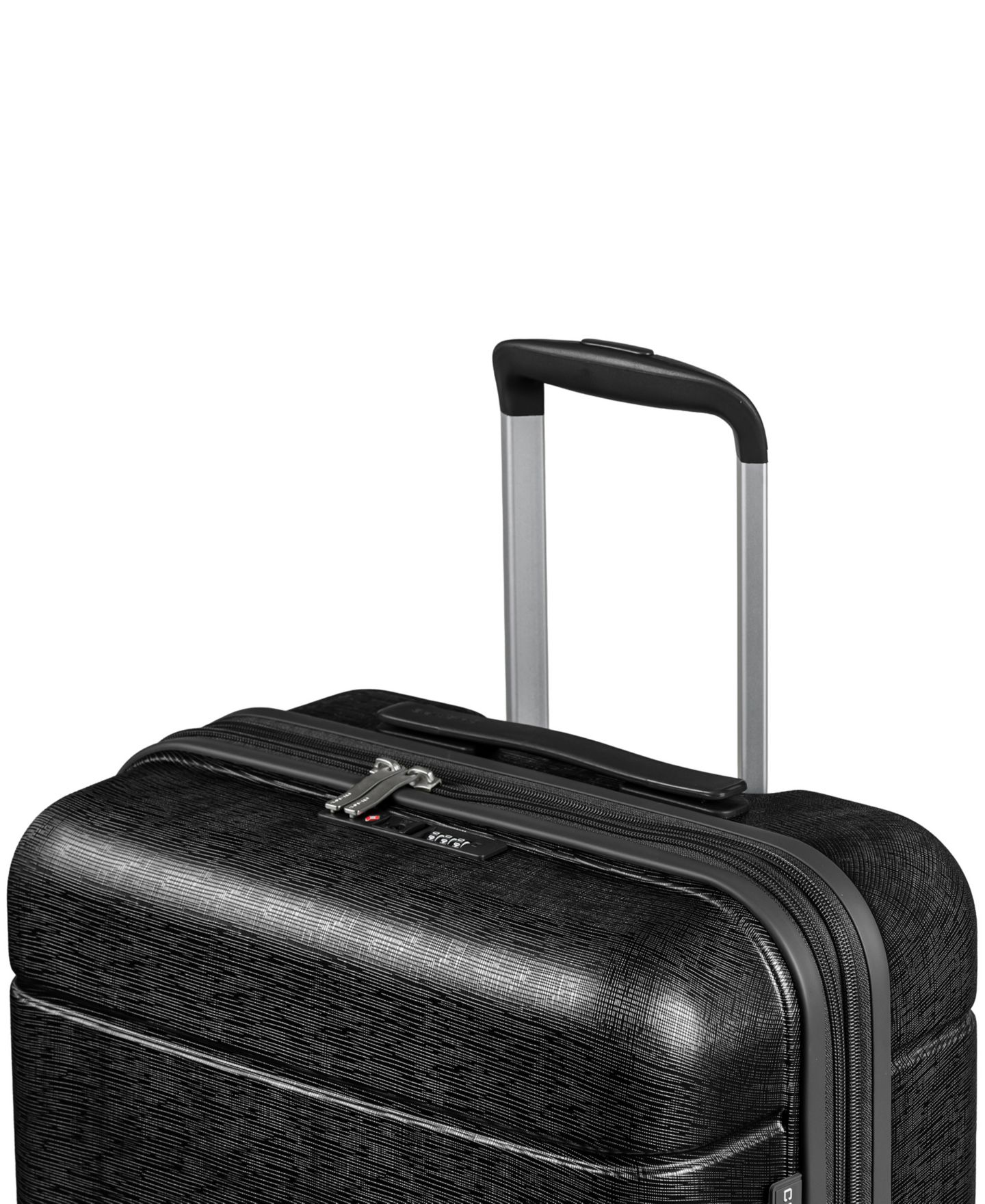 Чемоданы CHAMPS Linen II 3-Piece Hardside Expandable Luggage Set, цвет: Чёрный — фото 2
