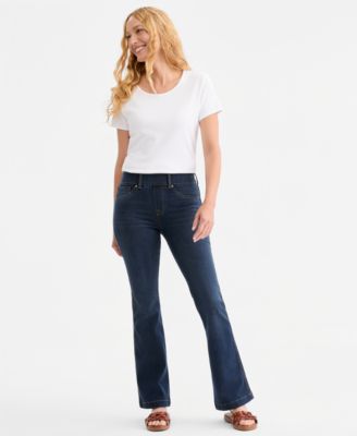 Women's Shaping Pull-On Bootcut Jeans