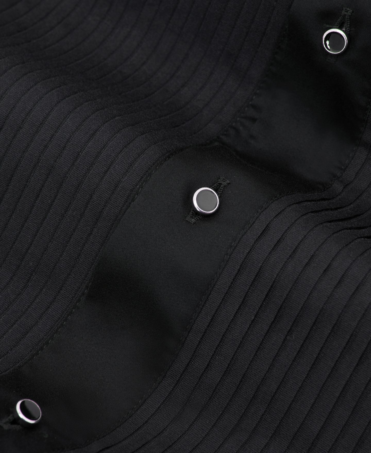 Мужская рубашка REISS Marcel Cotton Slim-Fit Dinner, цвет: Чёрный — фото 2